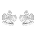 Large Desert Rose Earrings