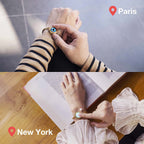 Soulmate 2.0 Touch Bracelets(Gold Cuban Chain+Gold Figaro Chain)