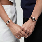 Sun & Moon Touch Bracelets (Snake Chain + Braided Cord)