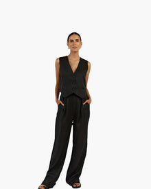 Classy Lady - Linen Two-piece Set - Old Money