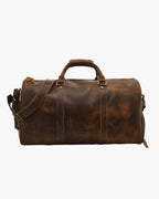 Montague Leather Duffle - Old Money