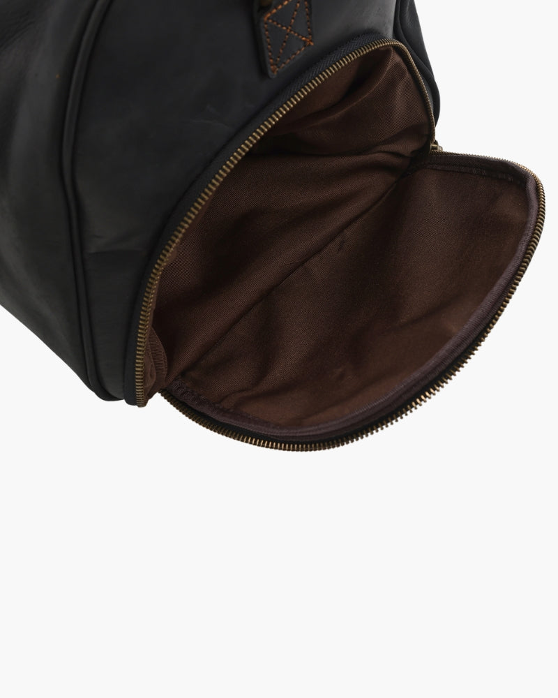Montague Leather Duffle - Old Money