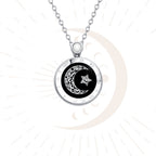 Moon Touch Necklaces with Natural Agate