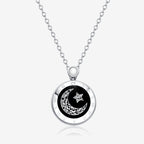Moon Touch Necklaces with Natural Agate