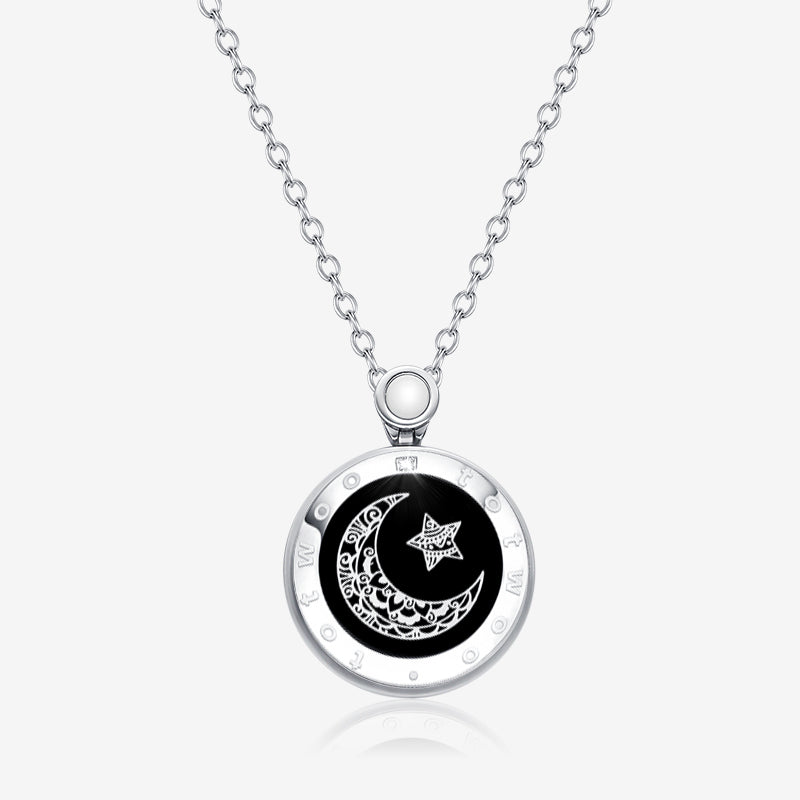 Moon Touch Necklaces with Natural Agate