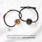 Mountain & Sea 2.0 Touch Bracelets with Milan Rope (Black+Rose Gold)