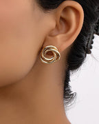Aurelia Knot Studs - Old Money