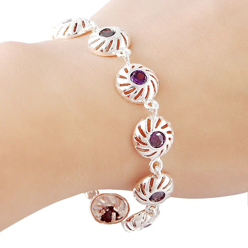 Valén | 925 Sterling Silver Bracelet with Zircon Stones