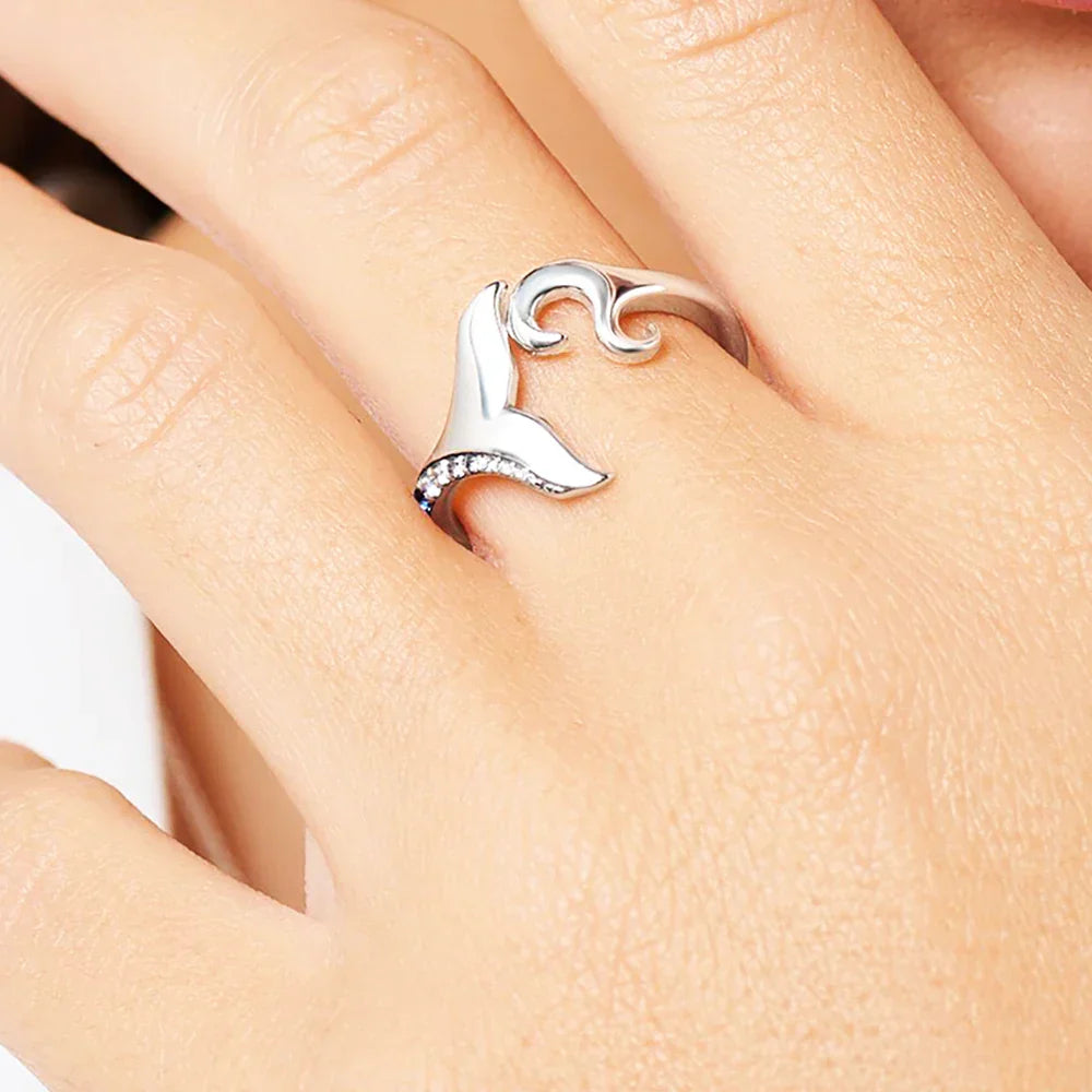 Dolphin Tail Jewelry Set