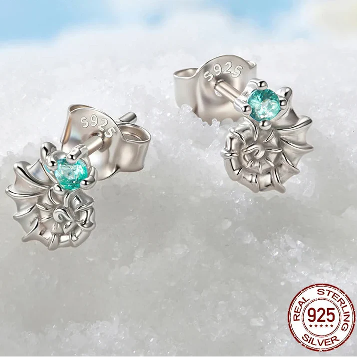 Sea Spiral Earrings