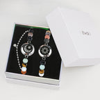 Sun&Moon Touch Bracelets with Solar System Guardian Beads