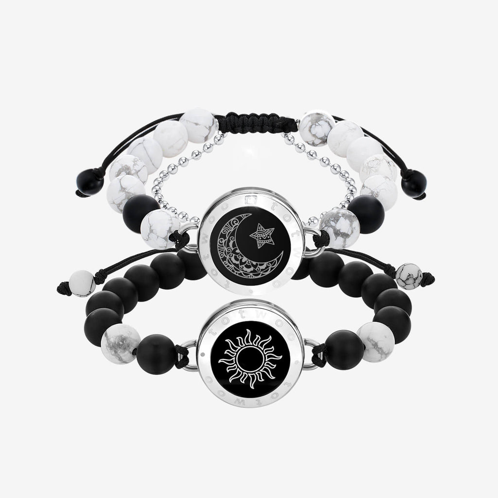 Sun & Moon Touch Bracelets with Matching Beads