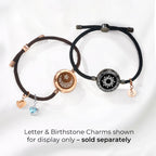 Sol & Pulseiras Moon Touch com Corda Milan (Preto+Marrom)