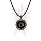 Sun Touch Necklace with Natural Agate