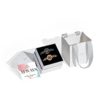 Sun & Moon Touch Bracelets with Figaro Chain (Black+Rose Gold)