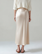 Old Money Silk Skirt - Old Money