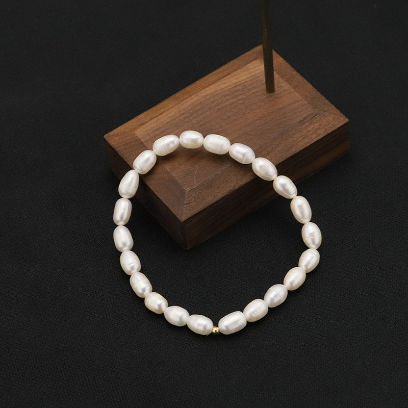 Liria Pearl Pulseiras com Pérolas Naturais e Pingente Serenyah