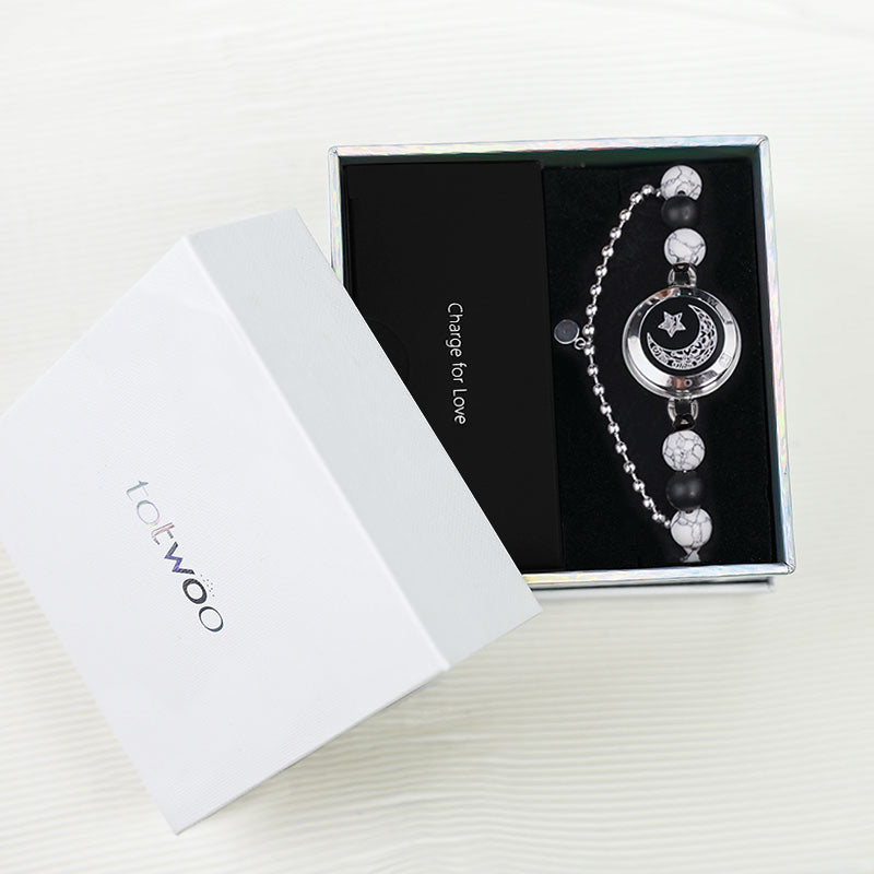 Sun&Moon Touch Bracelets with Matching Beads Single