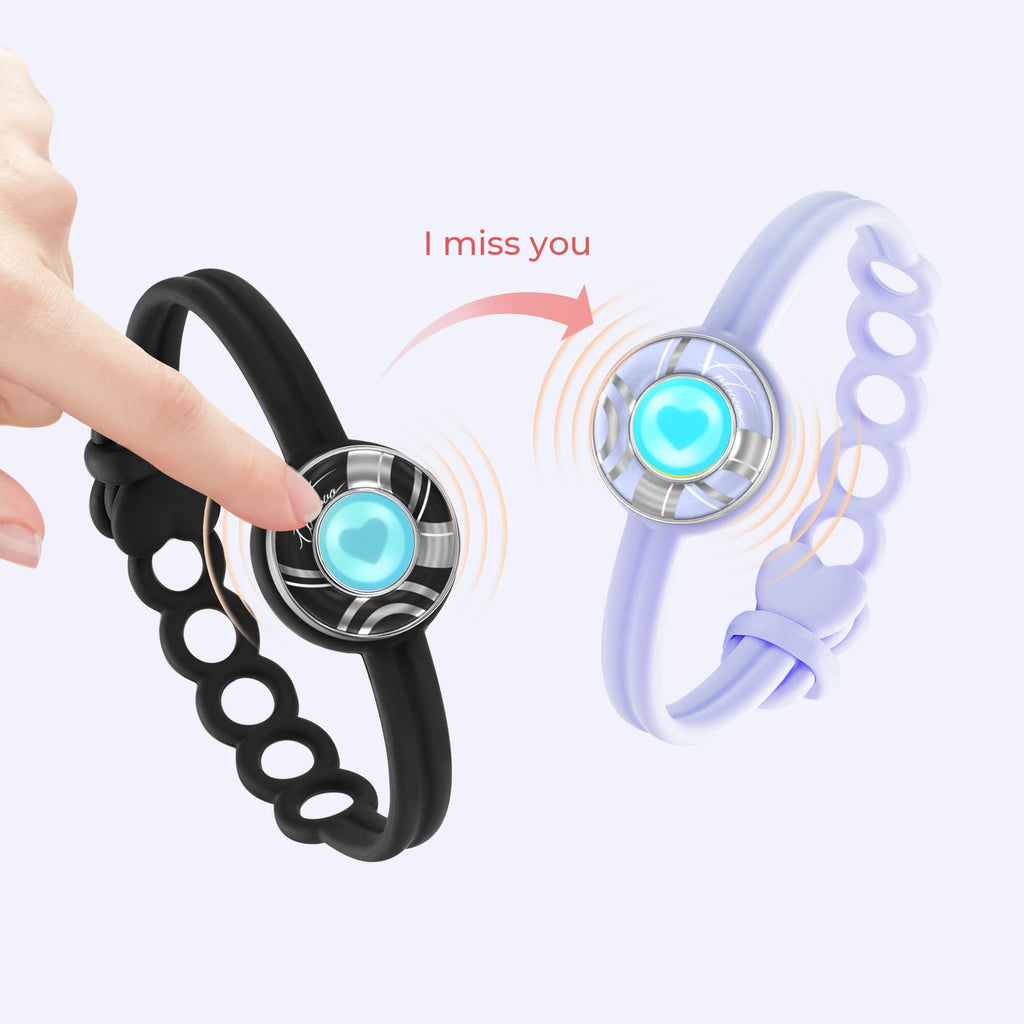 Candy Wave Touch Bracelets (Black+Purple)