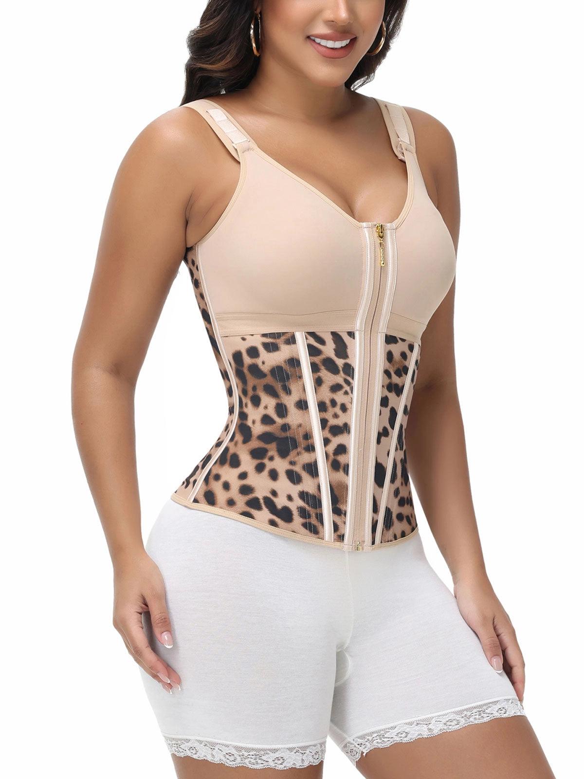 Extreme Latex Corset Waist Vest With Bra - Norezy