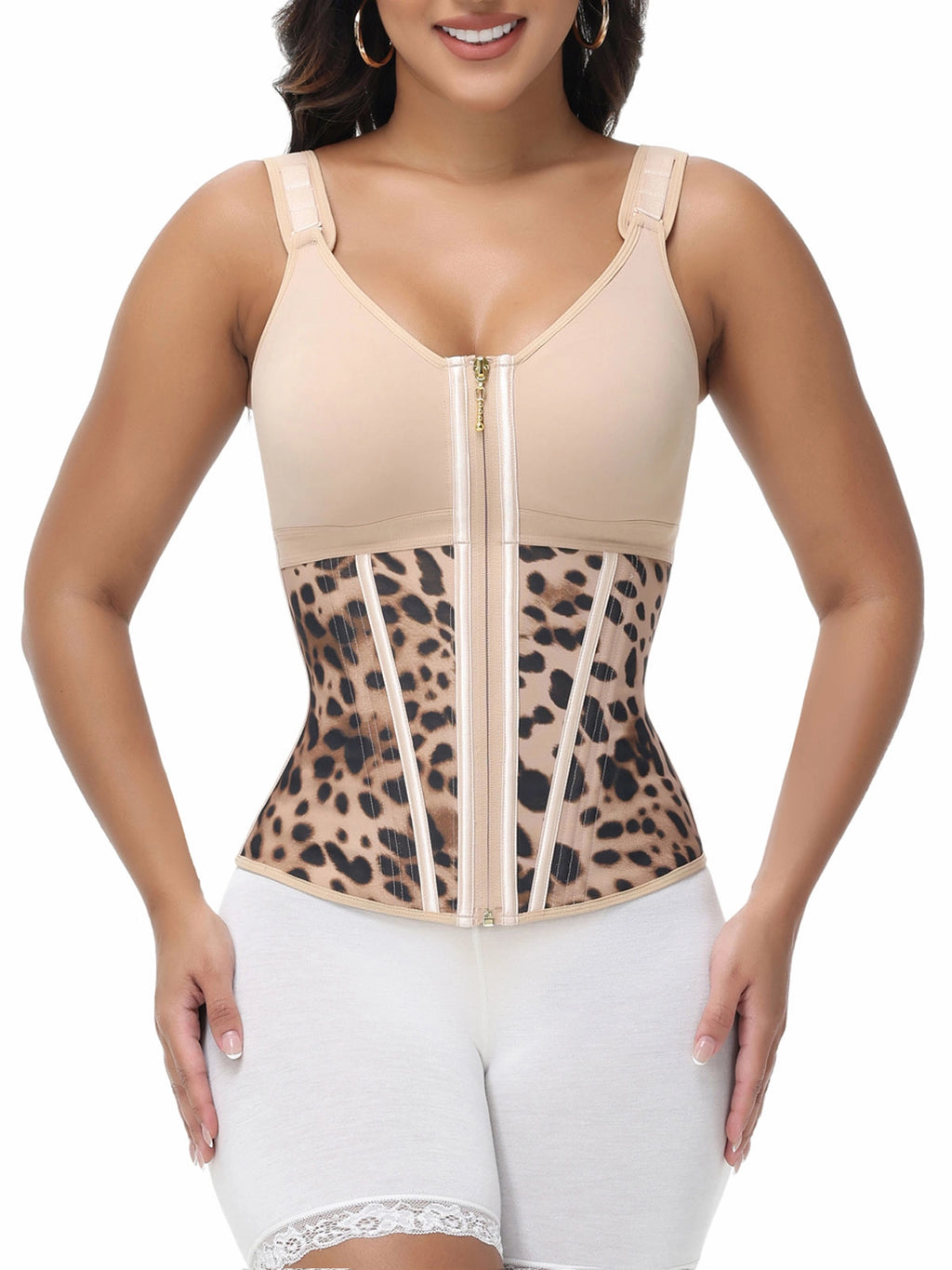 Extreme Latex Corset Waist Vest With Bra - Norezy