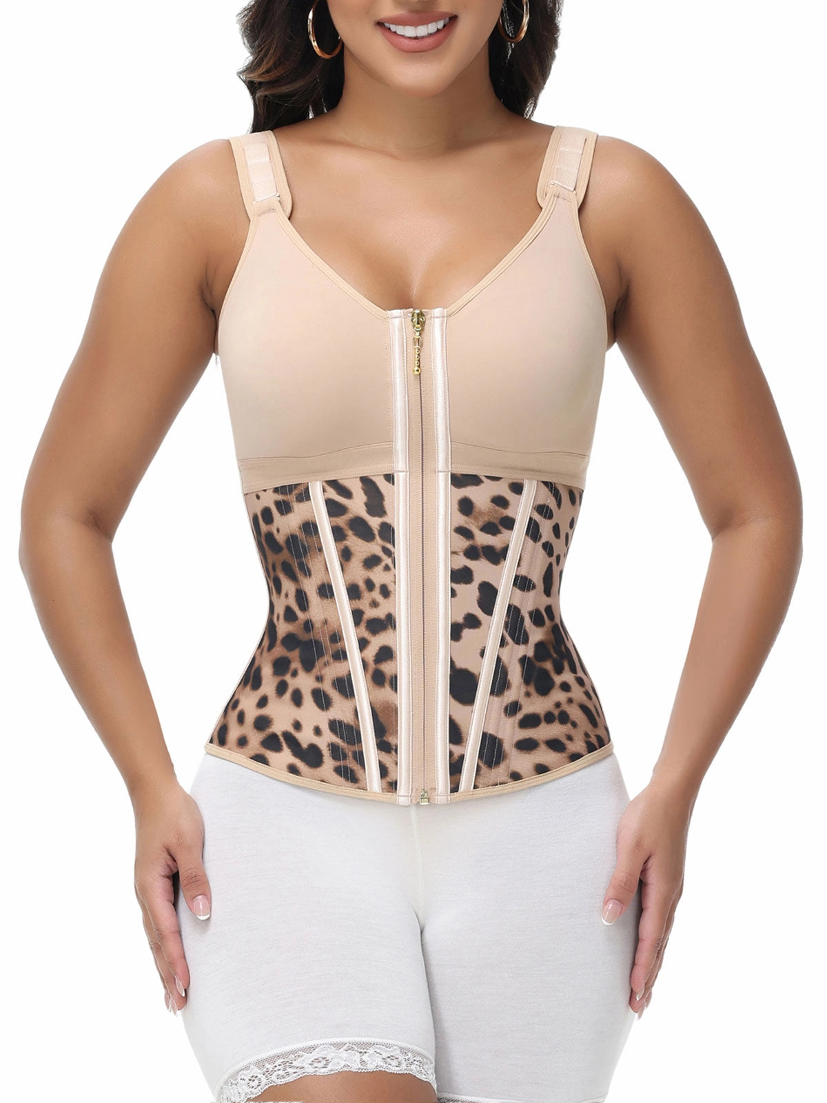 Extreme Latex Corset Waist Vest With Bra - Norezy
