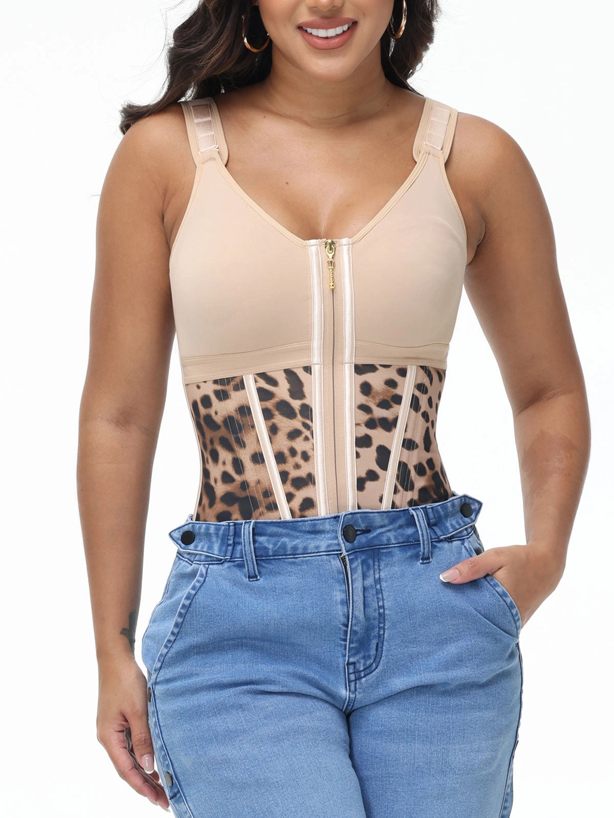 Extreme Latex Corset Waist Vest With Bra - Norezy