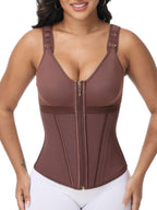 Extreme Latex Corset Waist Vest With Bra - Norezy