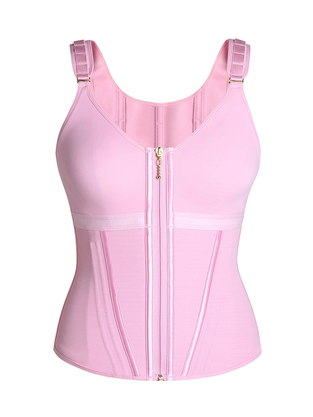 Extreme Latex Corset Waist Vest With Bra - Norezy