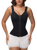 Extreme Latex Corset Waist Vest With Bra - Norezy