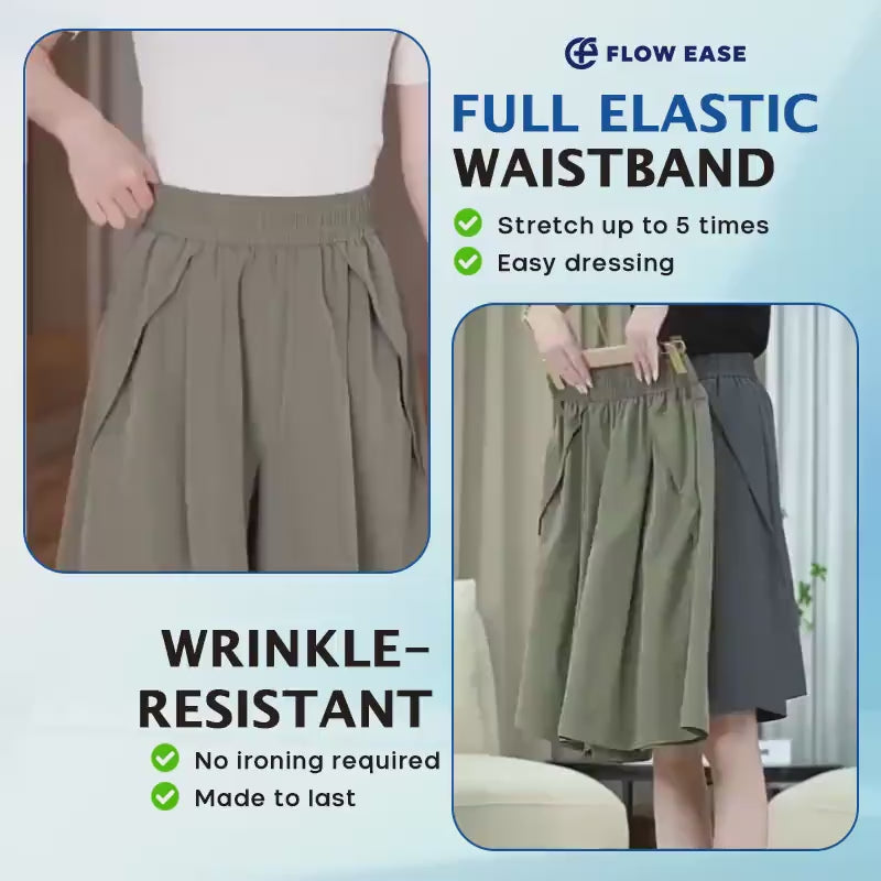 Pure™ FlowEase - Cooling Stretch Knee-Length Shorts for Women