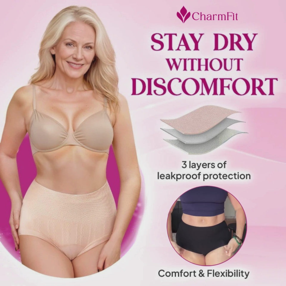 CharmFit - 70% OFF Today - Leakproof High-Waist Tummy-Control Butt-Lifting Panties