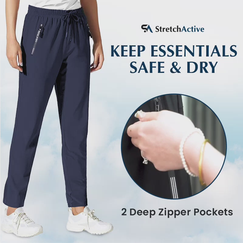 Norezy StretchActive - Women's Ultra Stretch Breathable Casual Pants