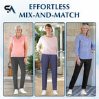 Norezy StretchActive - Women's Ultra Stretch Breathable Casual Pants