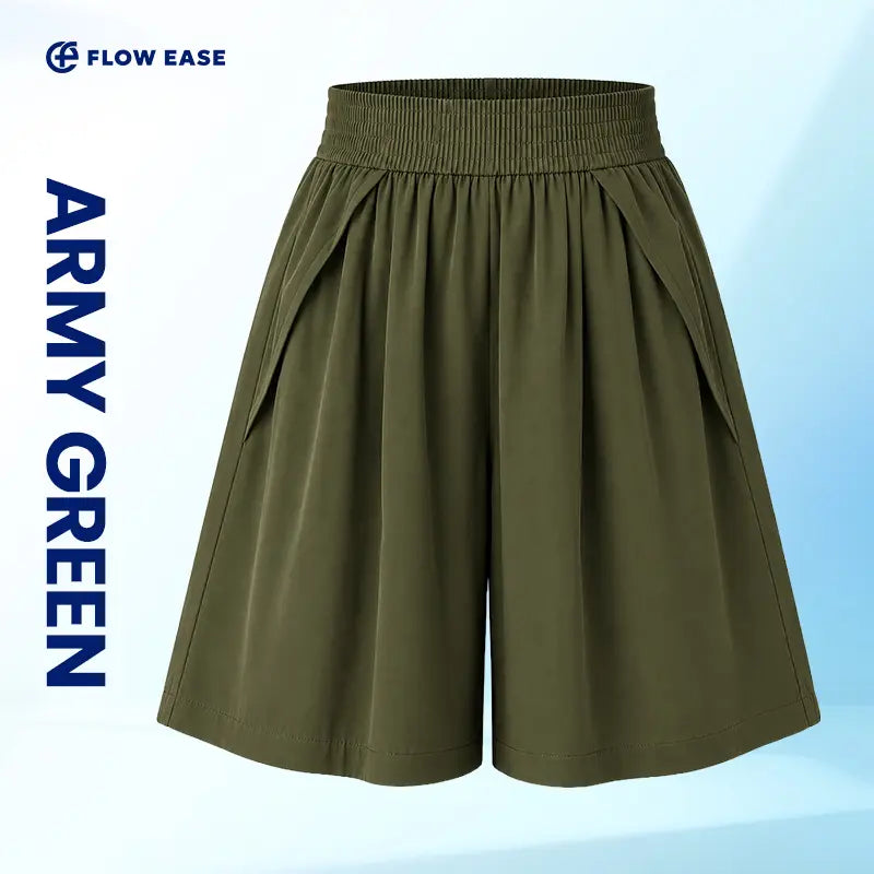 Pure™ FlowEase - Cooling Stretch Knee-Length Shorts for Women